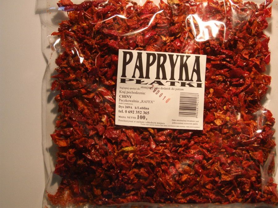 papryka płatki czerwona 70 g