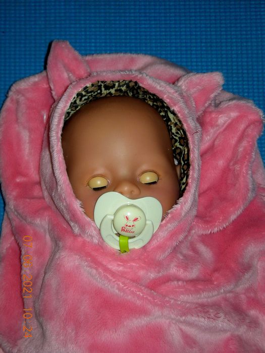 lalka Baby Born 42 cm, chłopiec ze smoczkiem