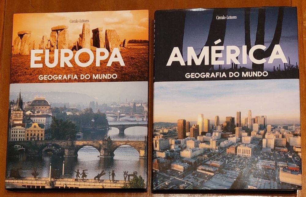 Coleção de livros sobre Geografia