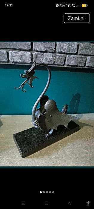 Kowalstwo artystyczne, figura Smok Strachota