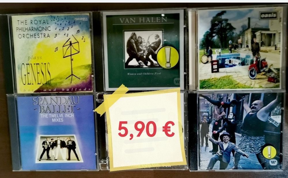 Packs de CDs a partir de 3 euros