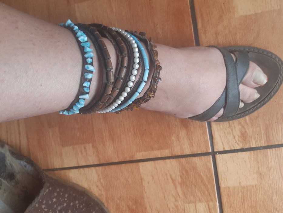 Sandálias N. 39 em couro