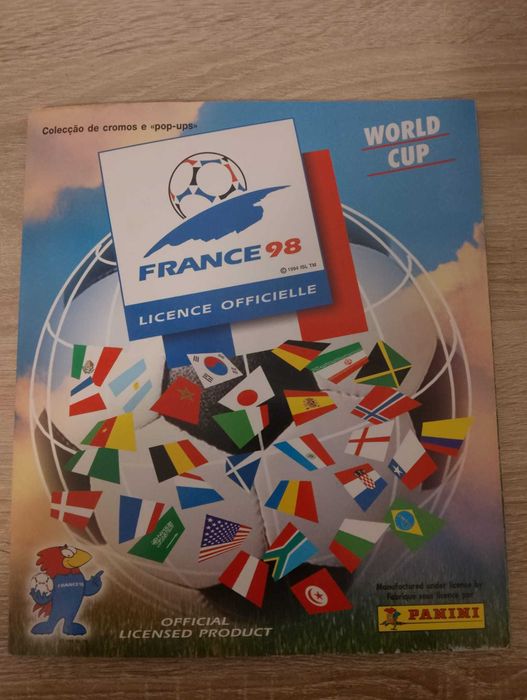Caderneta Cromos Futebol Completa Mundial 1998 (EDIÇÃO PANINI)