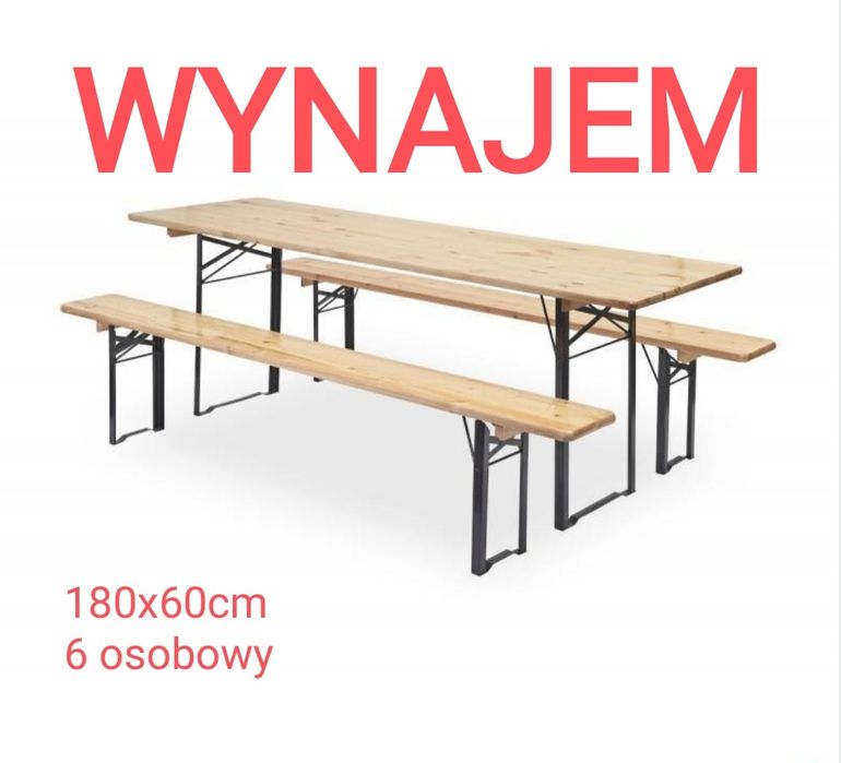 Wynajem ławostołów wypożyczalnia stoły ławki komplety piwne biesiadne