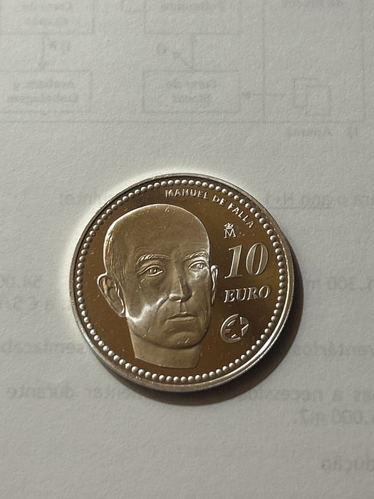 10 Euro Juan Carlos I Espanha Prata