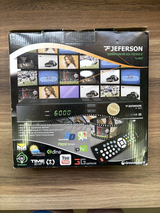 Супутниковий ресивер цифровий тюнер Jeferson X-003+ та Jeferson X mini holiday HD