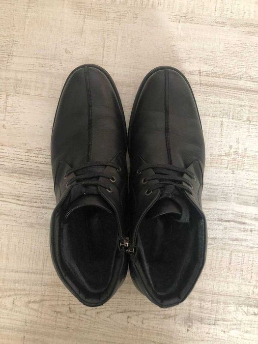 Ботинки кожаные, зимние, мужские ESSE, р. 41-41,5