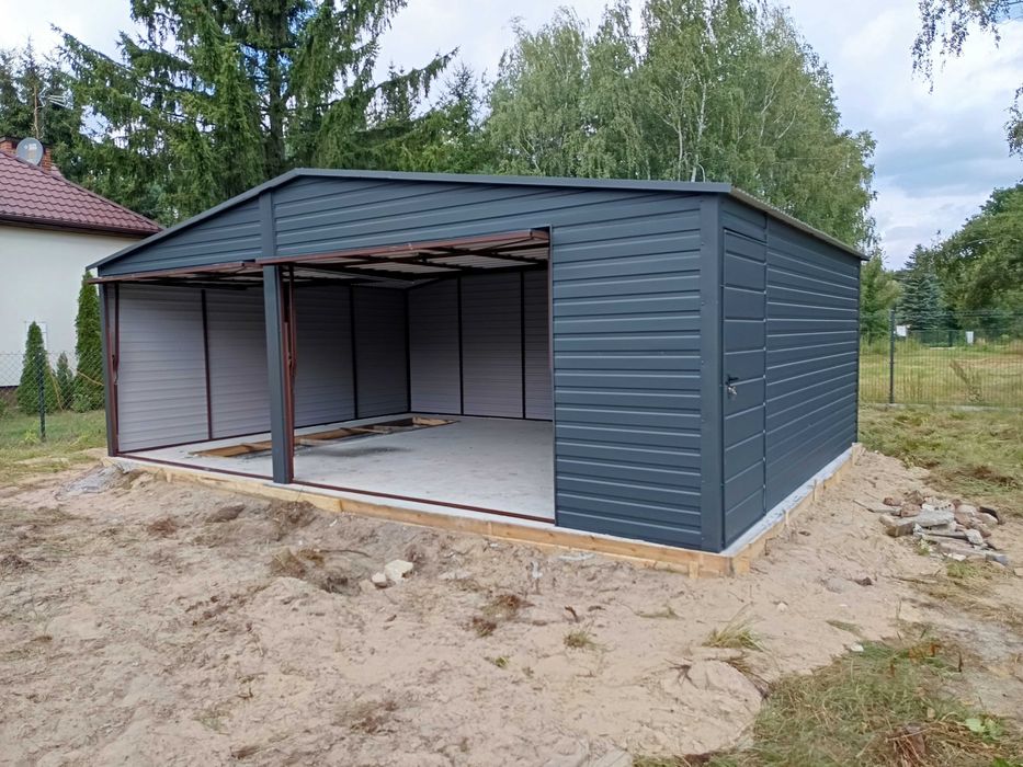 Garaż blaszak garaże blaszane garaże blaszaki 7*5 6*6 7*7 profil 4*6