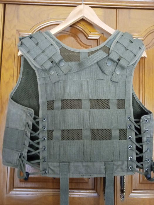 Colete táctico molle militar Exército Austríaco KAZ03 airsoft caça