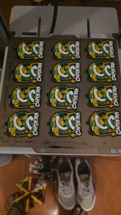 Chaveiro da capoeira em 3d