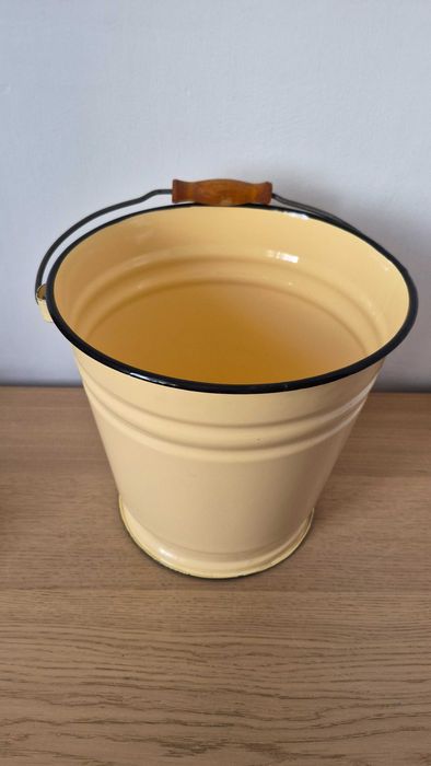 nowe wiadro emaliowane 10 l