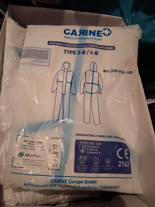 Kombinezon ochronny malarski lakierniczy CARINE typ 3-B/4-B 2XL