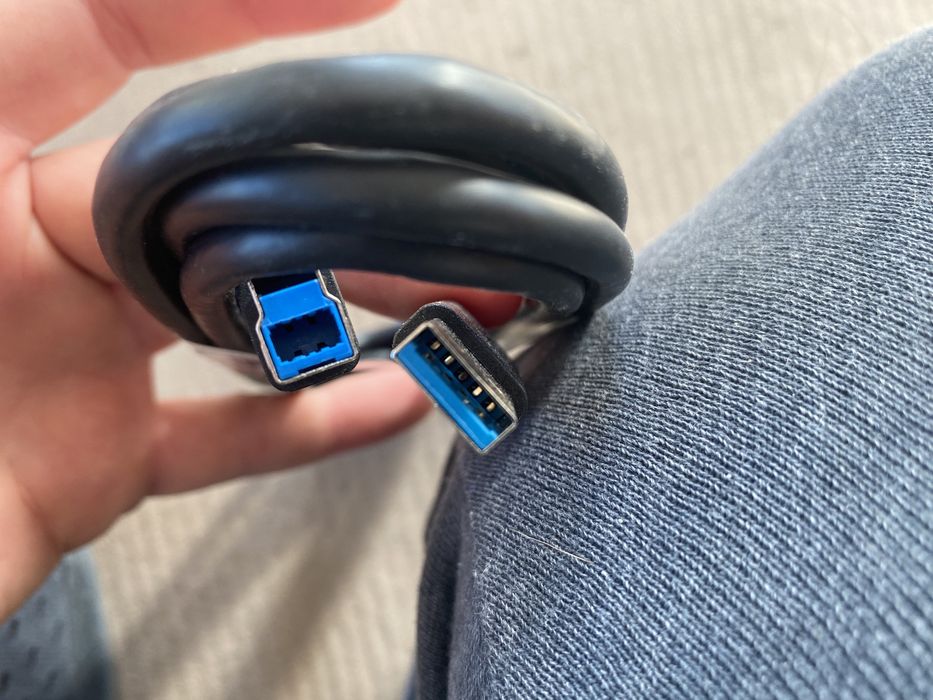 Kabel usb typ A i typ B