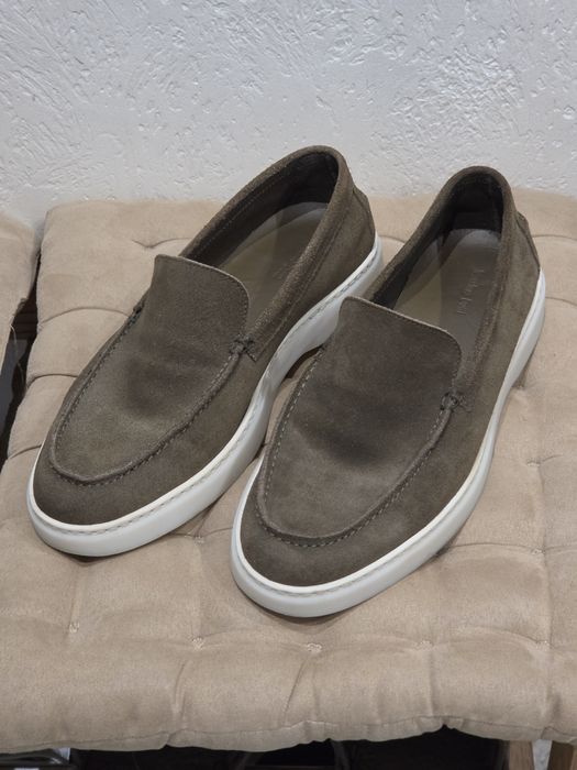 ‼️Чоловічі замшеві мокасини  Massimo Dutti 27 см устілка