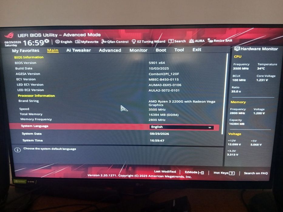 Pc Deskstop Gaming Am4