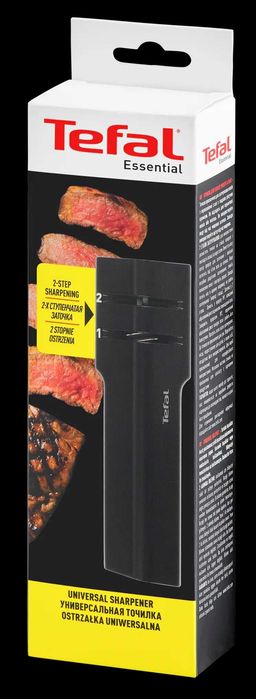 TEFAL ESSENTIAL OSTRZAŁKA 2-Stopniowa do Noży Uniwersalna Diamentowa