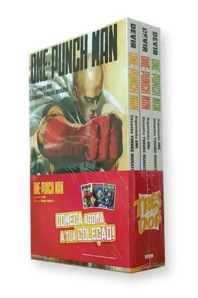 3 Mangás One Punch Man(1,2,3) novos