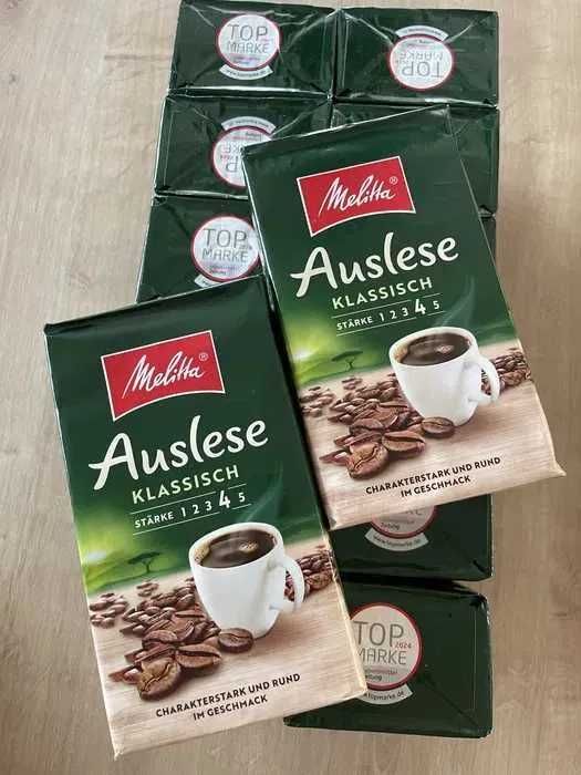 Kawa mielona czarna parzona nie Jacobs Melitta Melita zestaw niemiecka mocna