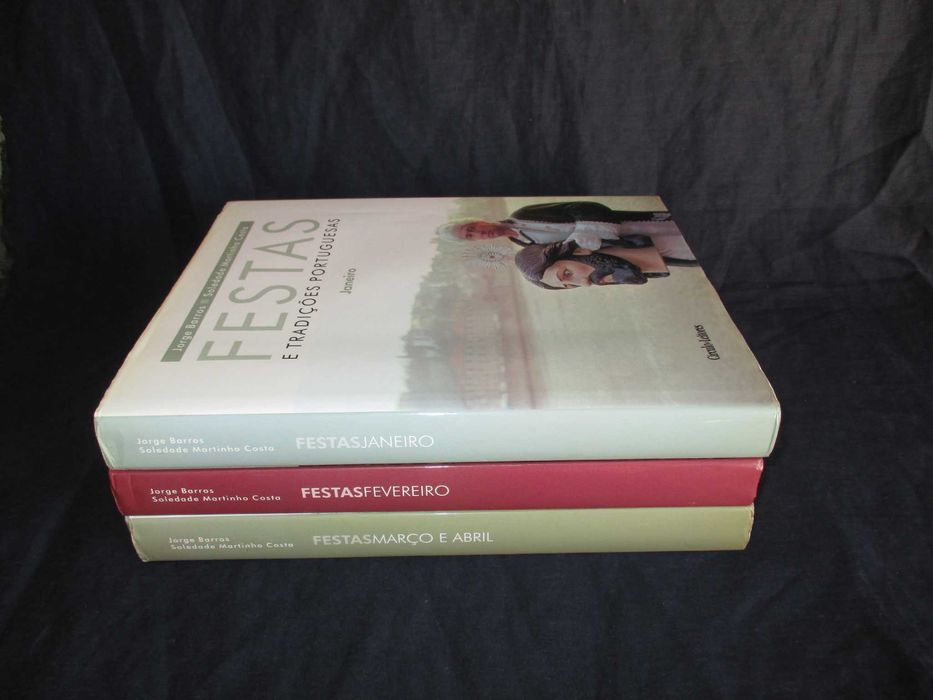 Livros Festas e Tradições Portuguesas Janeiro Fevereiro Março e Abril