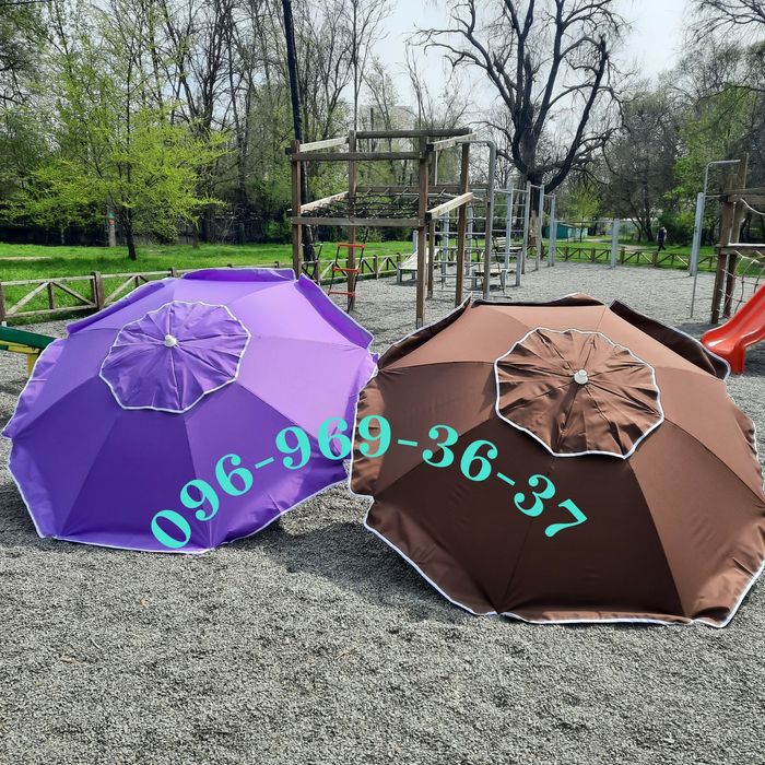 Мощный пляжный зонт 2М, Идеально под сдачу в аренду на пляж.