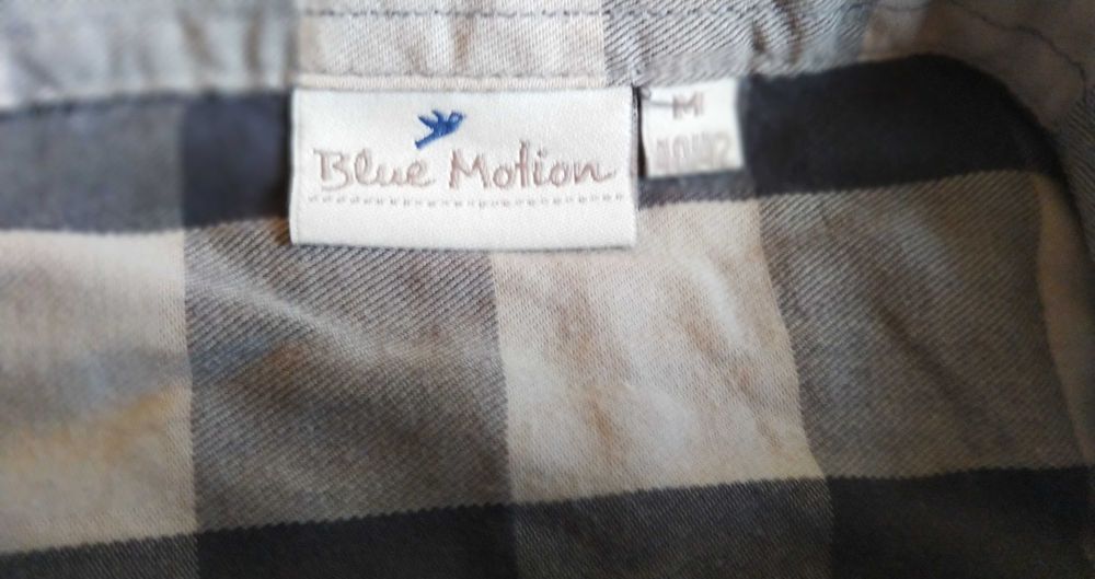 Blue Motion bawełniana koszula w kratę rozmiar M - 40/42.