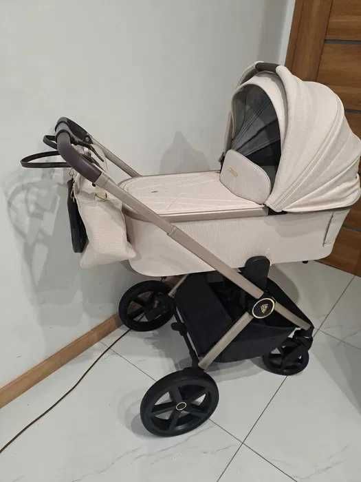 Venicci upline Stone beige + Avionaut pixel pro 2.0 baza Nowy kosz ,daszek ,pałąk