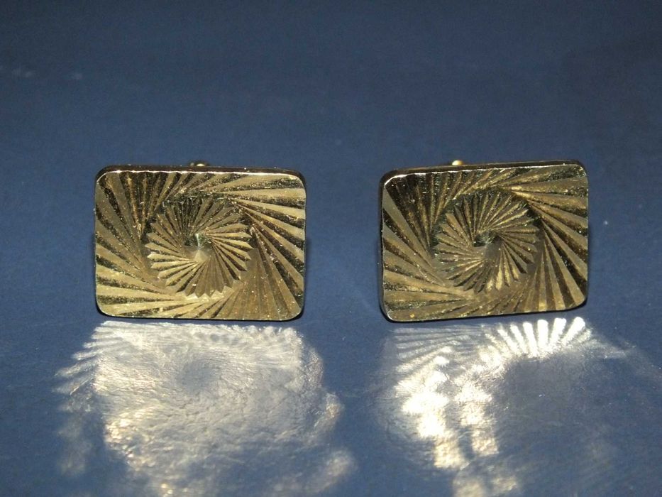 Spinki do mankietów koszuli PRL jak nowe VINTAGE