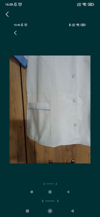 Fartuszek biały damski 36/38.