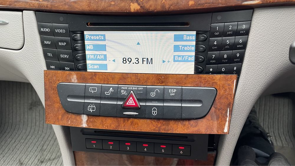 Mercedes w211 Command Navi Zmieniarka Radio Cd