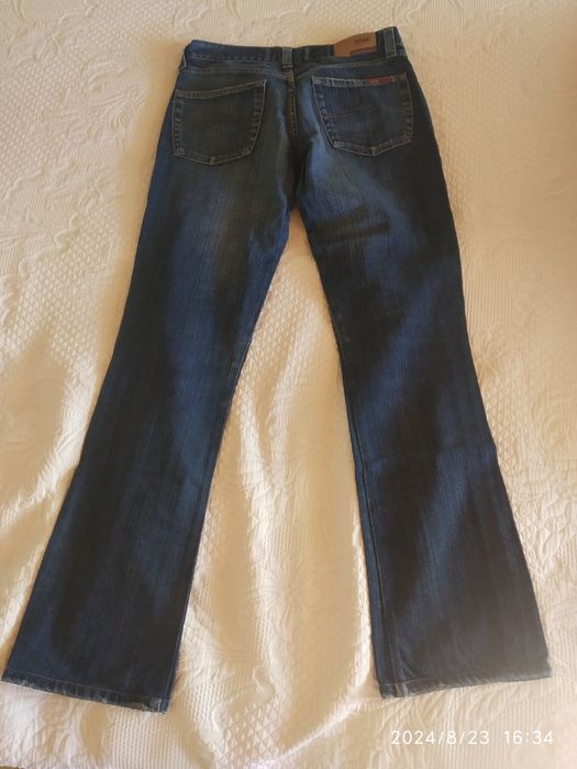 Calças de ganga de cintura baixa