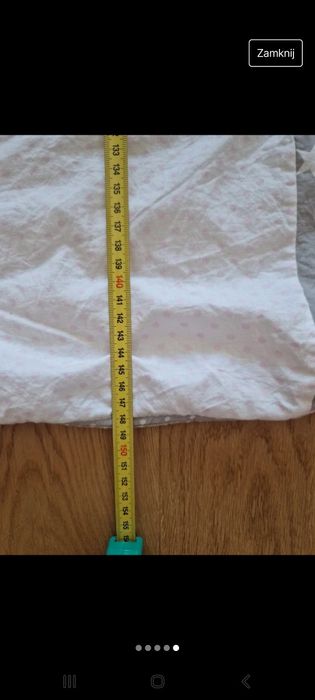 Narzuta do łóżeczka handmade 120x60