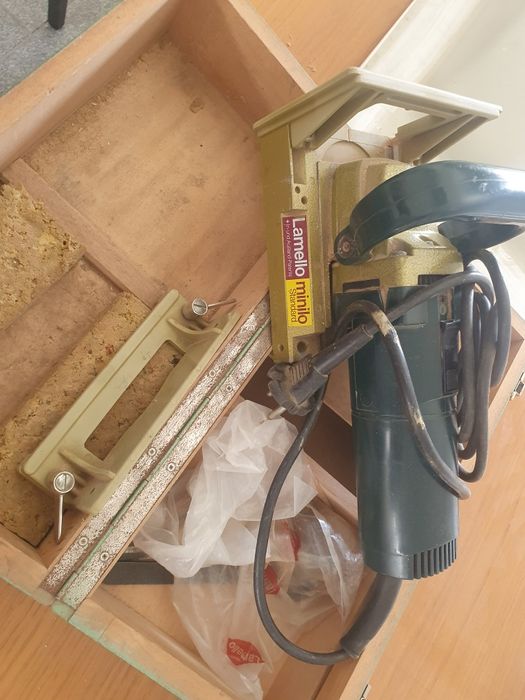 Maquina rasgar lamelas carpintaria