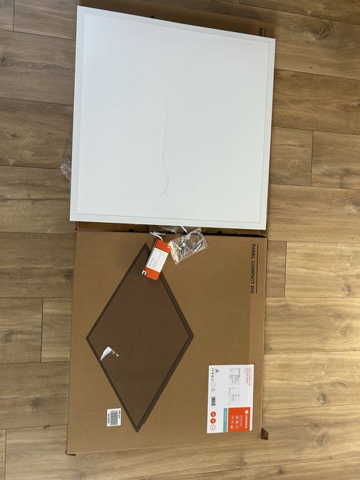 Nowe Panele 2 sztuki ledvance compact 600 33w 4000k kasetony