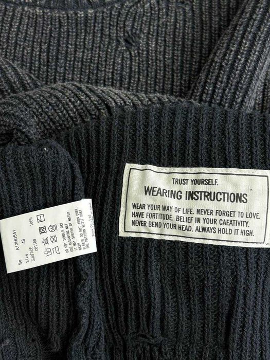 MAISON MIHARA YASUHIRO Distressed свитер свитшот Sweater светр кофта