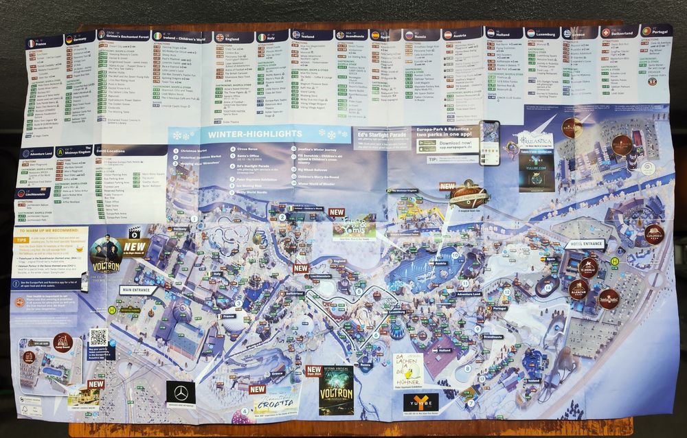 Великий буклет та два білета EUROPA PARK Resort