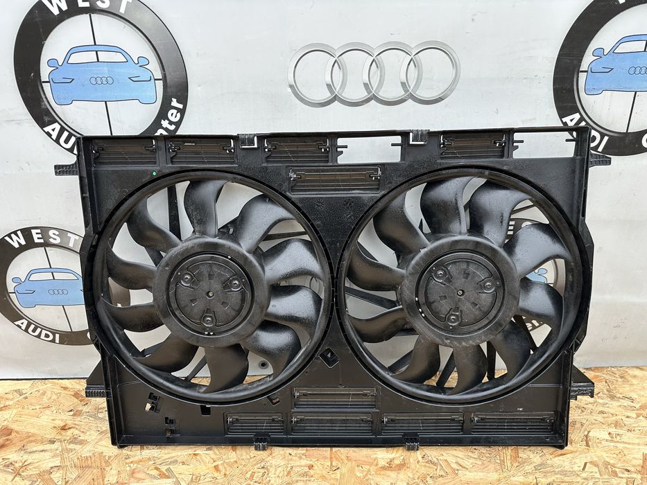 Дифузор вентиляторів радіатора в зборі Audi Q5 80A вентилятор 2.0 Tfsi