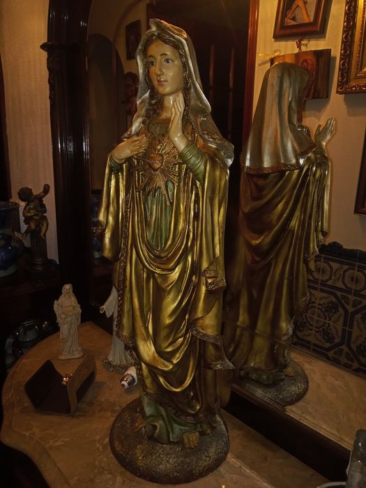 Espetaculares figuras antiga em marfinite ...
50/60 CMS alta
