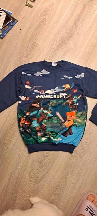 Bluza minecraft dla fana   134/140 nowa