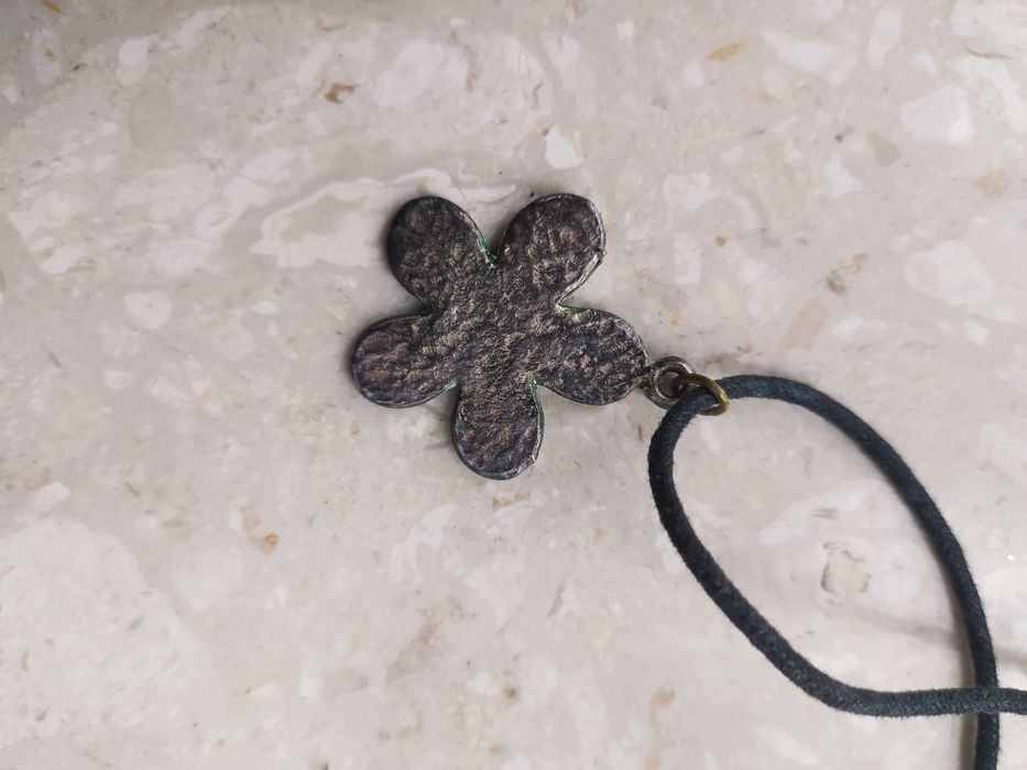 naszyjnik kwiatek lata 90