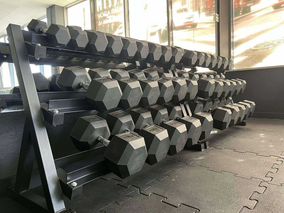 Zestaw hantli hex 2,5-50kg