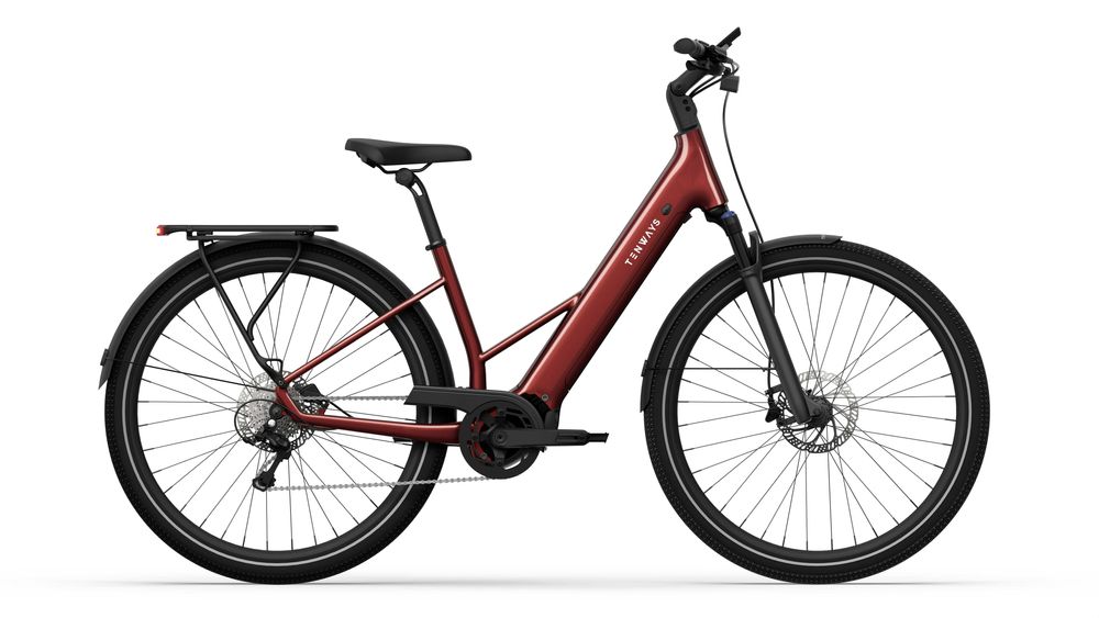 E-Bike Híbrida Tenways Ago Air – Vermelho