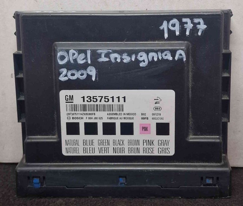 Módulo Eletrónico 13575111 - OPEL INSIGNIA A