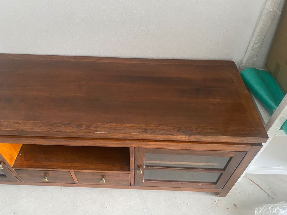 Móvel de Tv Madeira Pinho Maciço