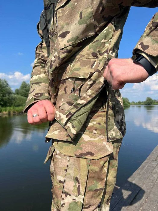 Тактична чоловіча військова весна|літо|осінь куртка парка М65 Han Wild Мультикам S-3XL