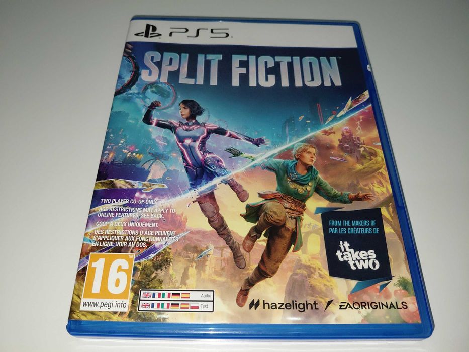 ps5 SPLIT FICTION po polsku, dla 2 graczy cooperacyjna, gra na płycie