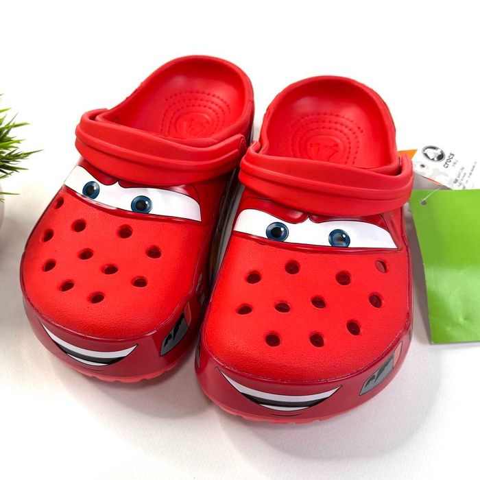 Крокси McQueen, крокси маквін, червоні крокси молния маквин, червоні Crocs