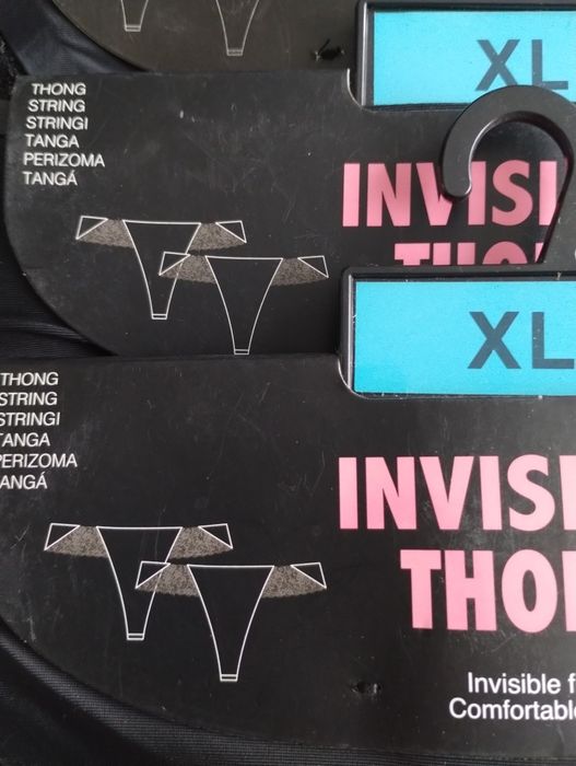 Stringi invisible thong damskie XL
