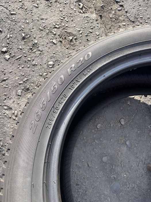 Шини 265/50 R20 пара Pirelli 2022р всесезон 6.4мм