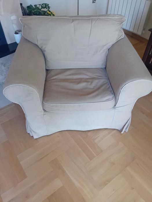 Fotel beżowy IKEA