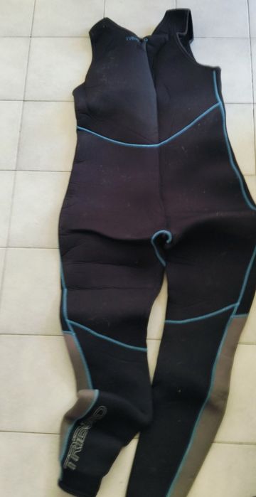 Fato caça submarina 5mm como novo tamanho XL